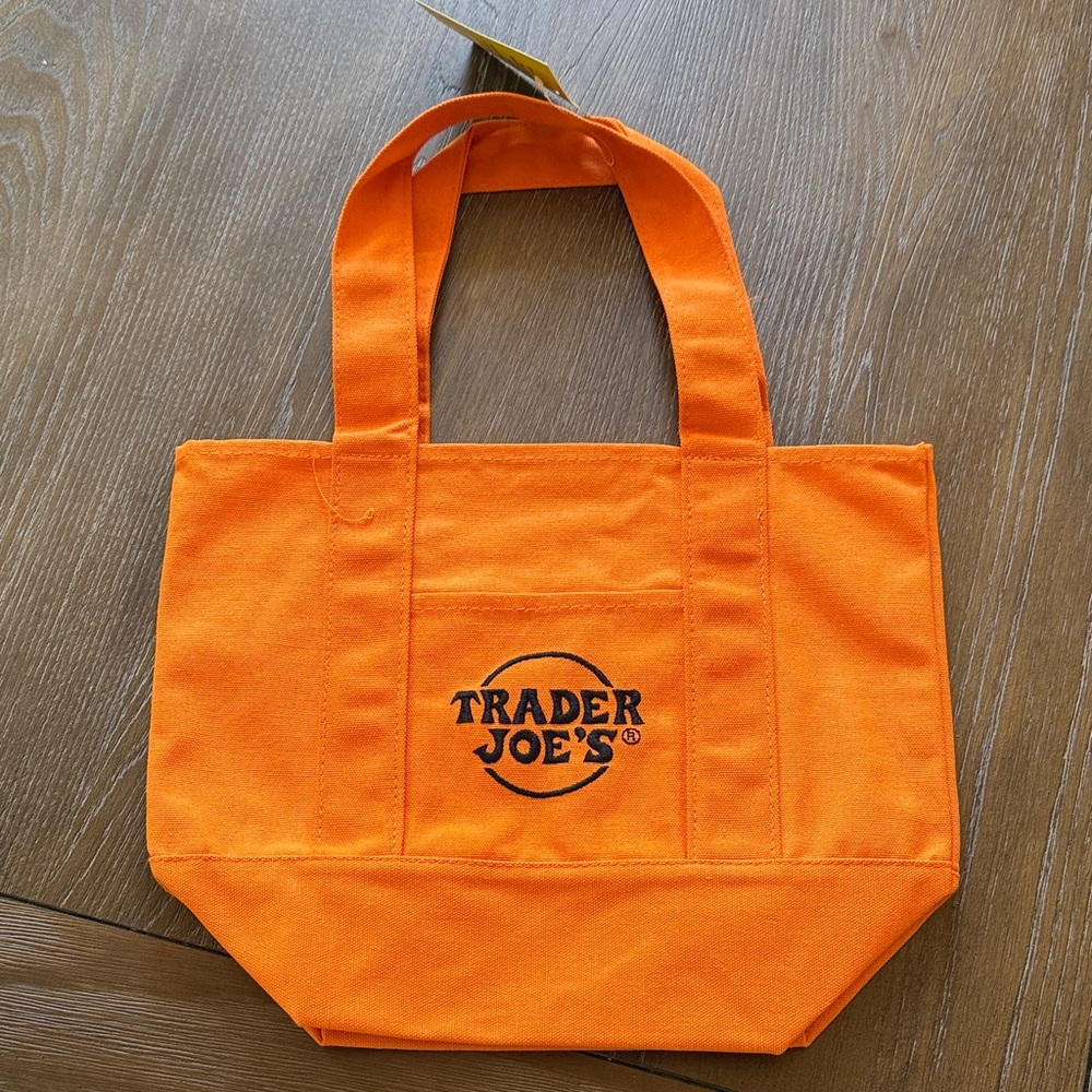 Trader Joe's Orange Tote Bag